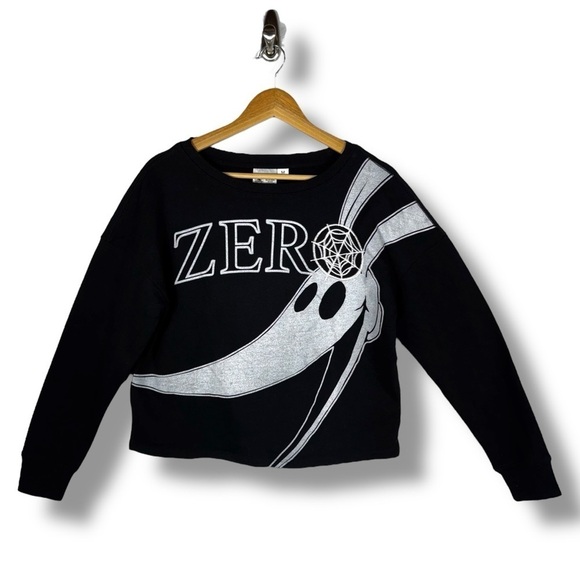 Disney Tops - Disney Parks The Nightmare Before Christmas Zero Pullover Sweatshirt, Black, M